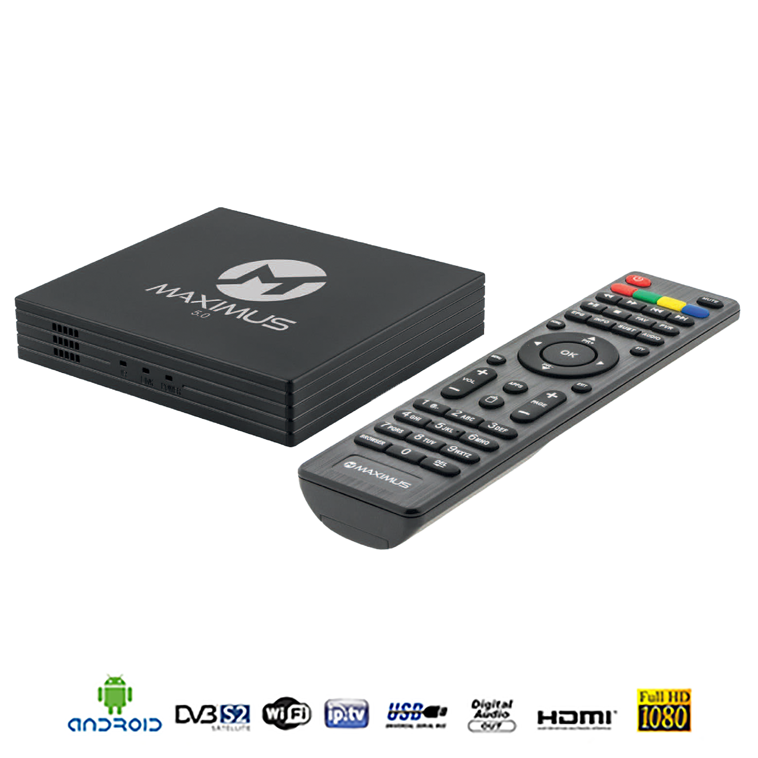 Maximus 5.0 - TV Receiver Wlan Box mit HDMI und Fernbedienung online kaufen  